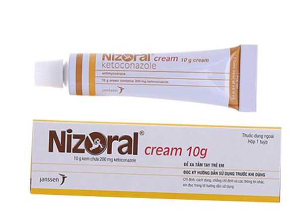 Thuốc Nizoral® cream trị nấm mốc gà chọi hiệu quả.